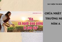 Suy Niệm Chúa Nhật XV Thường Niên Năm A