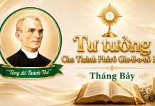 Tư tưởng cha Thánh E-ma tháng 7