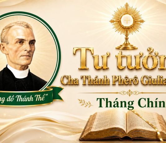 Tư tưởng Cha Thánh Eymard tháng Chín