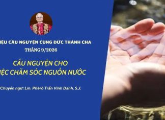Tài liệu cầu nguyện cùng Đức Thánh cha tháng 9/2026: Cầu nguyện cho việc chăm sóc nguồn nước