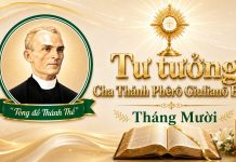 Tư tưởng cha Thánh Phêrô Giulianô Eymard Tháng Mười